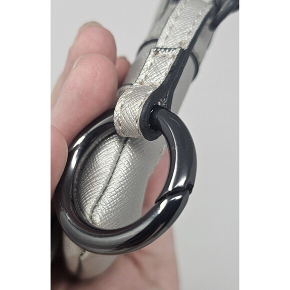 Foley & Corinna Silver Leather Tiny Disco City Satchel Handbag Charm Coin Purse - Picture 5 of 12